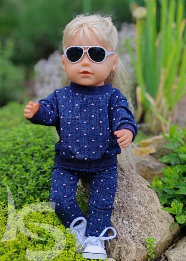 Brýle bílé BB 43cm